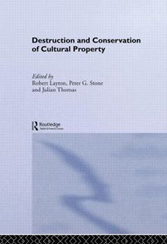 Paperback Destruction and Conservation of Cultural Property Book