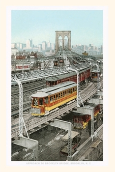 Paperback Vintage Journal Elevated Train, New York City Book