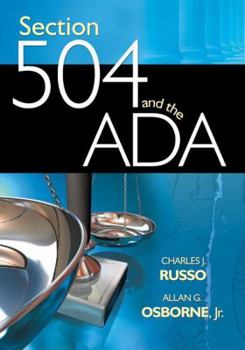 Paperback Section 504 and the ADA Book