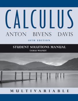 Paperback Student Solutions Manual to Accompany Calculus Multivariable Book
