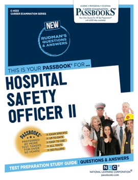 Paperback Hospital Safety Officer II (C-4533): Passbooks Study Guide Volume 4533 Book