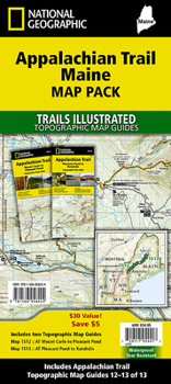 Map Appalachian Trail: Maine [Map Pack Bundle] Book