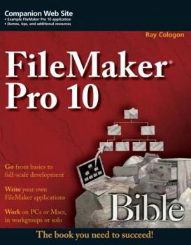 Paperback FileMaker Pro 10 Bible W/Ws Book