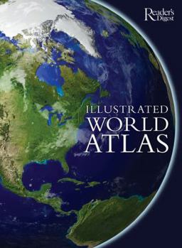 Hardcover Illustrated World Atlas Book