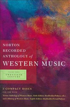 Audio CD Norton Recorded Anthology of Western Music (Twentieth Century) Book