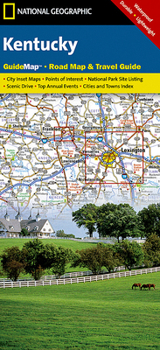 Map Kentucky (National Geographic Guide Map) Book