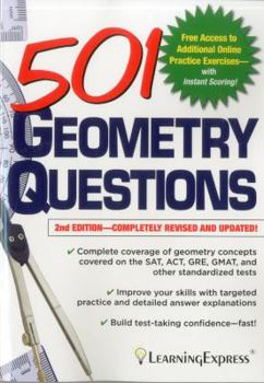 Paperback 501 Geometry Questions Book