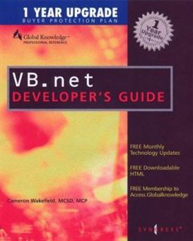 Paperback VB.Net Web Developer's Guide Book