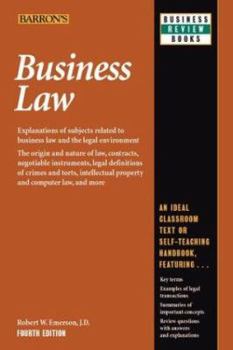 Paperback Business Law Book