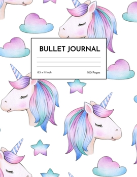 Bullet Journal: Simple Unicorn Dot Grid Notebook - Dotted Note Pad for Kids, Girls, Teens, Tweens, Women - Gifts for Birthday and Christmas | Design 98847