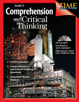 Paperback Comprehension and Critical Thinking Grade 5 [With CDROM] Book