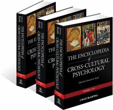 Hardcover The Encyclopedia of Cross-Cultural Psychology Book