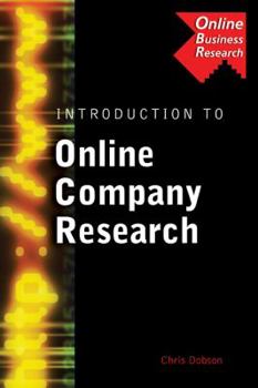Hardcover Introduction to Online Company Research Book