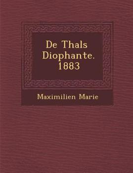 Paperback de Thal S Diophante. 1883 [French] Book