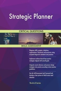 Paperback Strategic Planner Critical Questions Skills Assessment Book