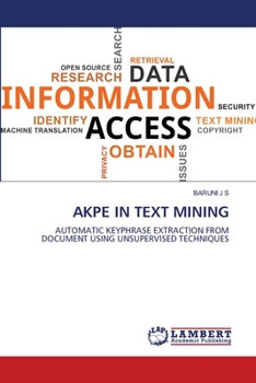 Paperback Akpe in Text Mining Book