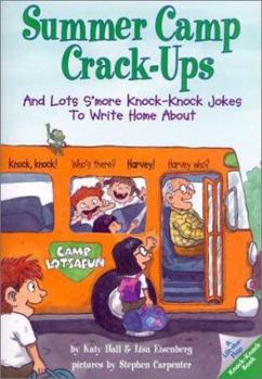 Paperback Summer Camp Crack-Ups (Lift-The-Flap Knock-Knock Book) Book