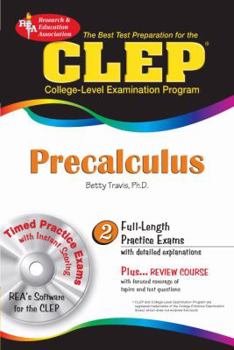 Paperback CLEP Precalculus [With CDROM] Book