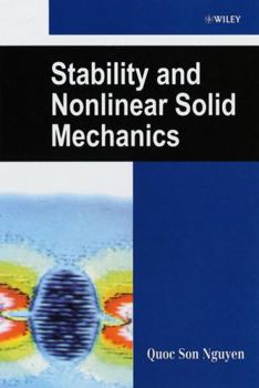 Hardcover Stability and Nonlinear Solid Mechanics Book