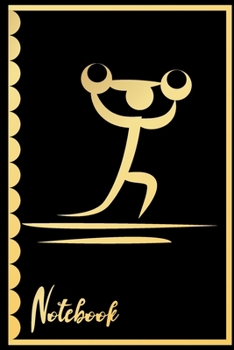 Notebook: Weightlifting Athlete or Coach Sports Notebook Wide Ruled Lined Journal 6x9 Inch ( Legal ruled ) Family Gift Idea Mom Dad or Kids in Holidays