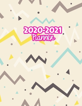 2020-2021 Planner: Two Year Calendar Organizer and Goal Journal | January 2020 - December 2021 Daily, Weekly and Monthly Planner Book with Back Sticker Expression Wall for 2 Years | Design Code 449942