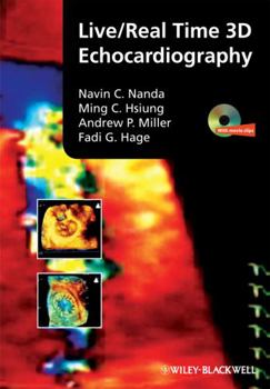 Hardcover Live/Real Time 3D Echocardiography [With DVD ROM] Book