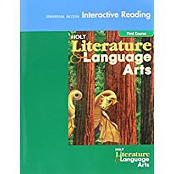 Paperback Holt Literature and Language Arts California: Universal Access Interactive Reader Grade 7 Book