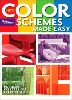 Paperback New Color Schemes Made Easy (Better Homes and Gardens) Book