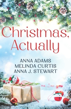 Paperback Christmas, Actually: A heartwarming trio of feel good, connected holiday romances in Large Print Book