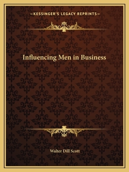 Paperback Influencing Men in Business Book