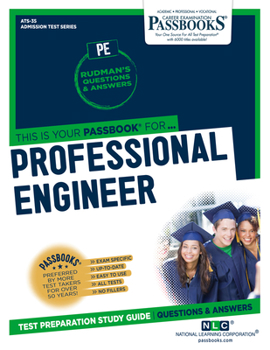 Paperback Professional Engineer (Pe) (Ats-35): Passbooks Study Guide Volume 35 Book