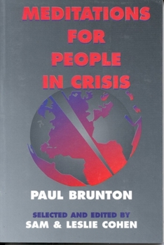 Paperback Meditations for People in Crisis Book