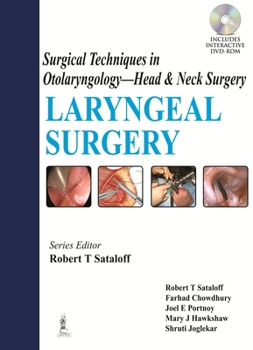 Paperback Surgical Techniques in Otolaryngology - Head & Neck Surgery: Laryngeal Surgery Book