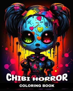 Paperback Chibi Horror Coloring Book: Creepy Chibi Coloring Pages Book