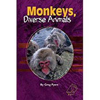 Paperback Monkeys, Diverse Animals: Leveled Reader Bookroom Package Red Book