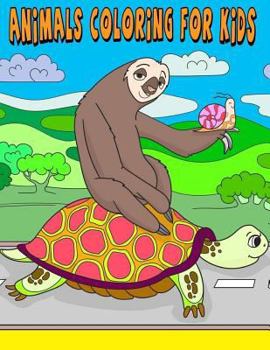 Paperback Animals Coloring For Kids: Coloring Pages for Kids, Teenagers, Tweens, Older Kids, Boys, & Girls, Zendoodle Book