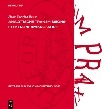 Hardcover Analytische Transmissionselektronenmikroskopie [German] Book