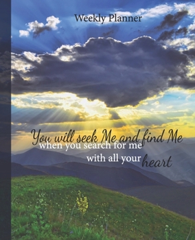 Paperback Seek Me and Find Me: Undated Weekly Planner Book