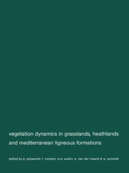 Paperback Vegetation Dynamics in Grasslans, Heathlands and Mediterranean Ligneous Formations: Symposium of the Working Groups for Succession Research on Permane Book