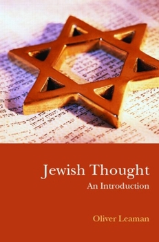 Paperback Jewish Thought: An Introduction Book