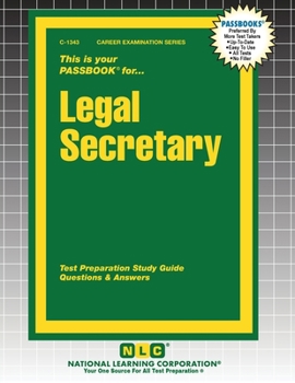 Paperback Legal Secretary Book