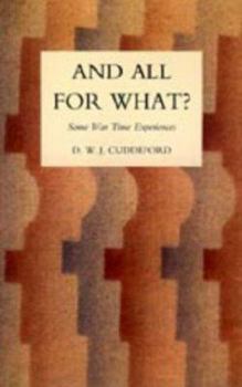 Paperback And All for What? Book