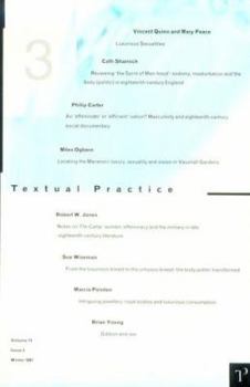 Paperback Luxurious Sexualities: Textual Practice Volume 11 Issue 3 Book