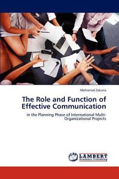 Paperback The Role and Function of Effective Communication Book
