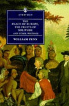 Paperback Peace of Europe Fruits of Solitude Book