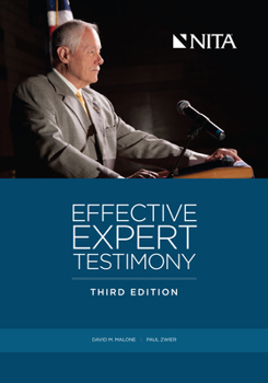 Paperback Effective Expert Testimony Book