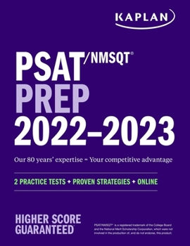 Paperback Psat/NMSQT Prep 2022-2023 with 2 Full Length Practice Tests, 2000+ Practice Questions, End of Chapter Quizzes, and Online Video Chapters, Quizzes, and Book