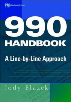 Paperback 990 Handbook: A Linebyline Approach Book