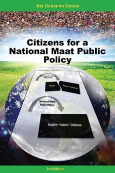 Paperback Citizens for a National Maat Public Policy Book
