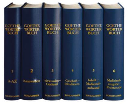 Hardcover Goethe Worterbuch, Band 2, Leinen: B - Einweisen [German] Book